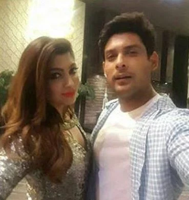 Akanksha Puri with Sidharth Shukla