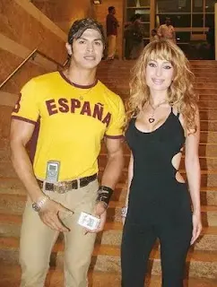 Sahil Khan with Negar Khan