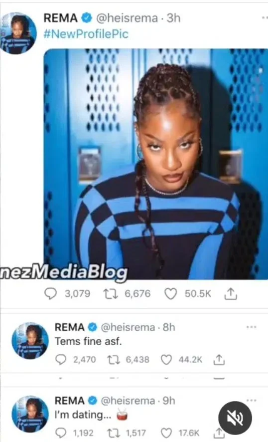 Remas Post About Tems