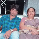 Rohit Nikam with His Mother